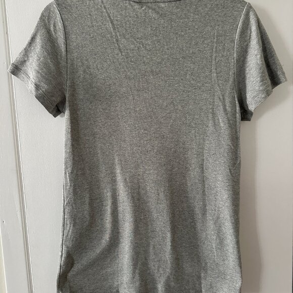 TWO JCrew Tshirts - Women's Medium - Perfect Fit - Green and Gray - Picture 2 of 5
